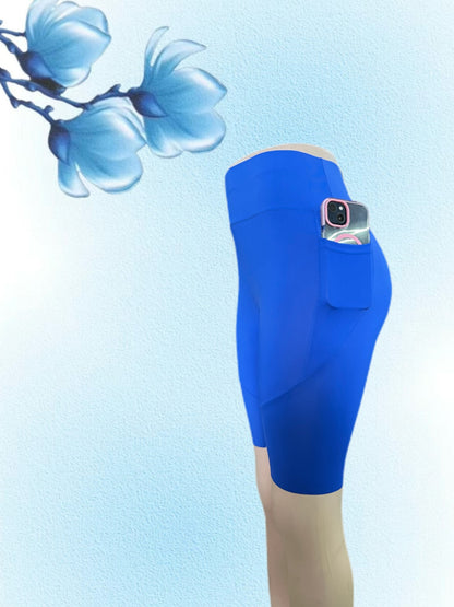 P23028 (1 Piece) Women's High-Waist Pocket Yoga Pants - Solid Color Stretch Fitness Leggings - Squat-Proof, Breathable Activewear with Secure Pockets for Convenience and Styls