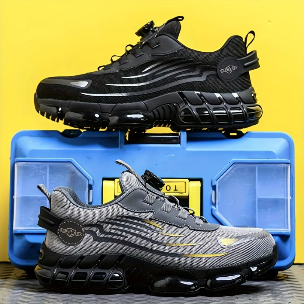 Men's Work & Safety Shoes - Steel Toe Protection & Non-Slip Sole
