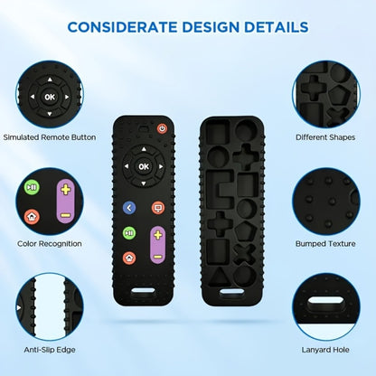 Baby Remote Control Teething Toys - Soft TV remote and game controller chew shapes