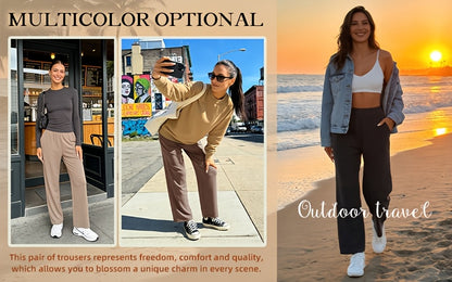 Women's Black/Dark Gray/Dark Blue Pants - product view 13