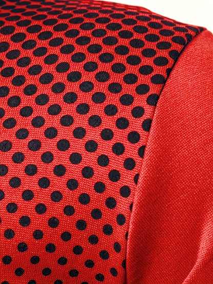 Men's Polka Dot Printed Hooded Jacket, Hooded Jacket with Zippers and Pockets, Men's Winter and Autumn Casual and Sporty Fashion