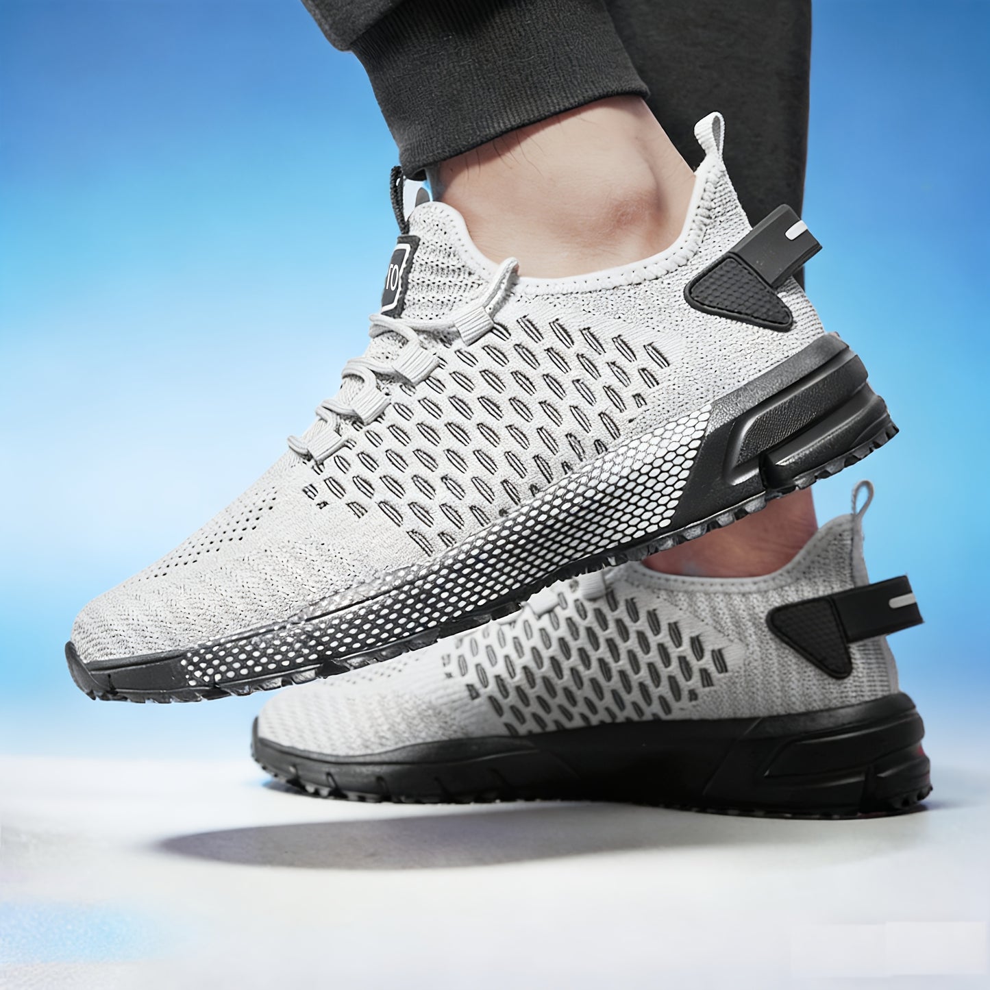 [Thick-Soled Sneakers] Men's Fashionable Thick-Soled Casual Sneakers - Non-Slip And Durable, Men's Walking Shoes - Suitable for Hiking And Outdoor Activities, Comfortable Lace-Up Design, Casual Shoes, Tennis Shoes, Perfect Choice for Spring And Autumn, Tr