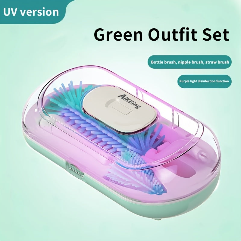 Electric Bottle Brush Set - USB Rechargeable Cleaning Kit