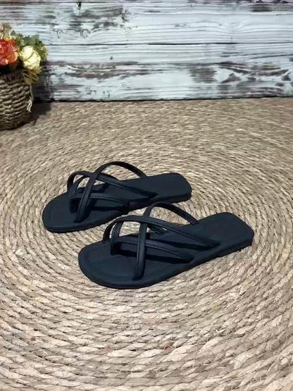 Women's Ultra-Comfortable Slip- Moletoe Flip Flops - Lightweight Flat Suitable for Beach, Walking & for home - Soft, Minimalist Casual Summer (Hand Washable)