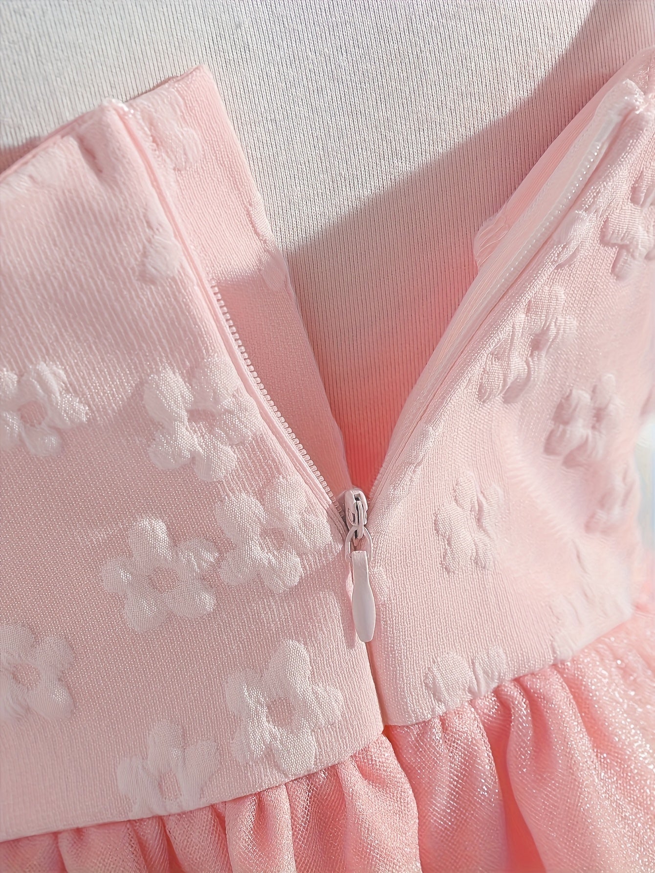 Girls' Clothing, School Season Gifts, Cute Girls' Dresses, Summer Lightweight Net-sheen Dresses, Bow Decoration Dresses, Versatile Fashionable High-end Style, Suitable for Parties And Wedding Seasons, Girls' Princess Dresses, Valentine's Day Gifts