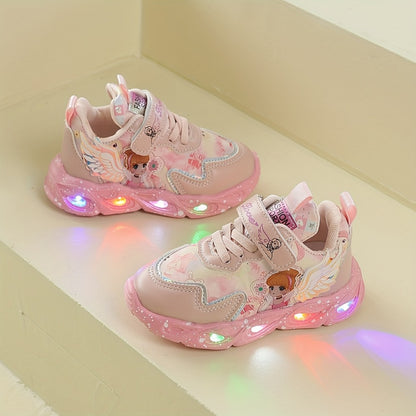 Girls Sneakers - Breathable Mesh & Non-Slip Sole 490469