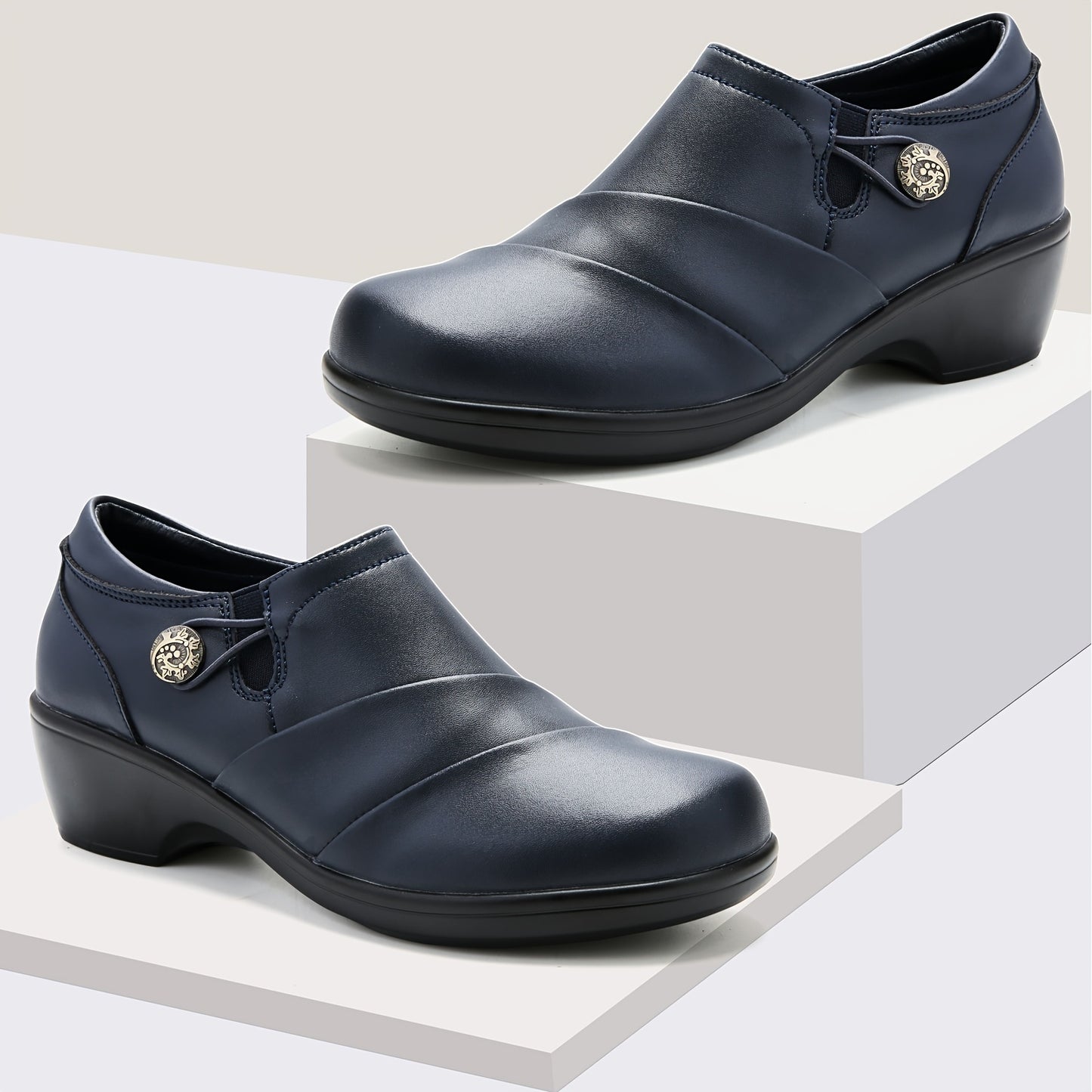 [Classic Penny Loafers] Thick-Soled Women's Loafers, Classic Penny Loafers, Casual Shoes, Black Formal Work Shoes, Women Shoes