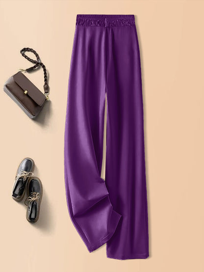 Women'S Elegant Casual Formal Solid Color Long Sleeve Pants Suit