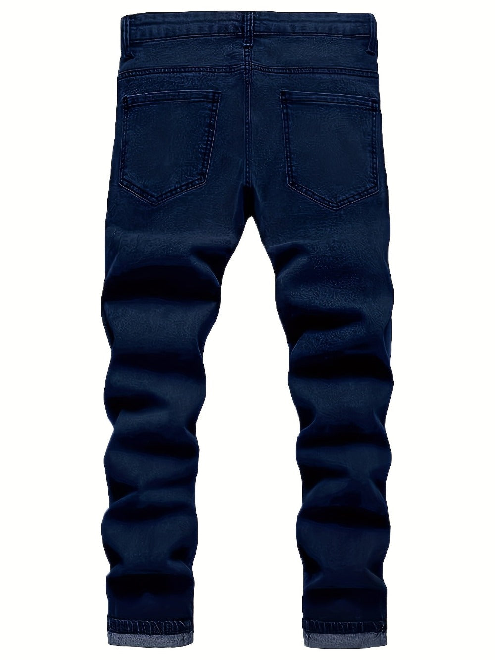Men's Slim Fit Jeans - Classic Wash Distressed Travel 327461