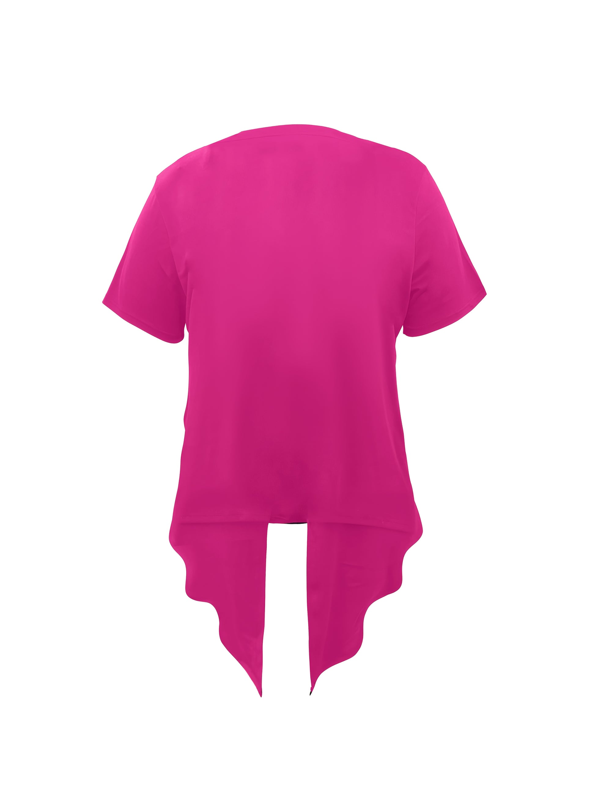 Women's Black Polyester Short-Sleeve Jacket - product view 2