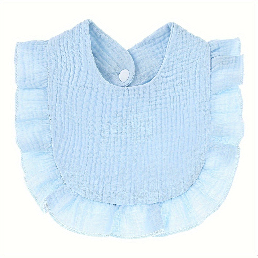 Baby Bib - 7-pack Adjustable Muslin Soft