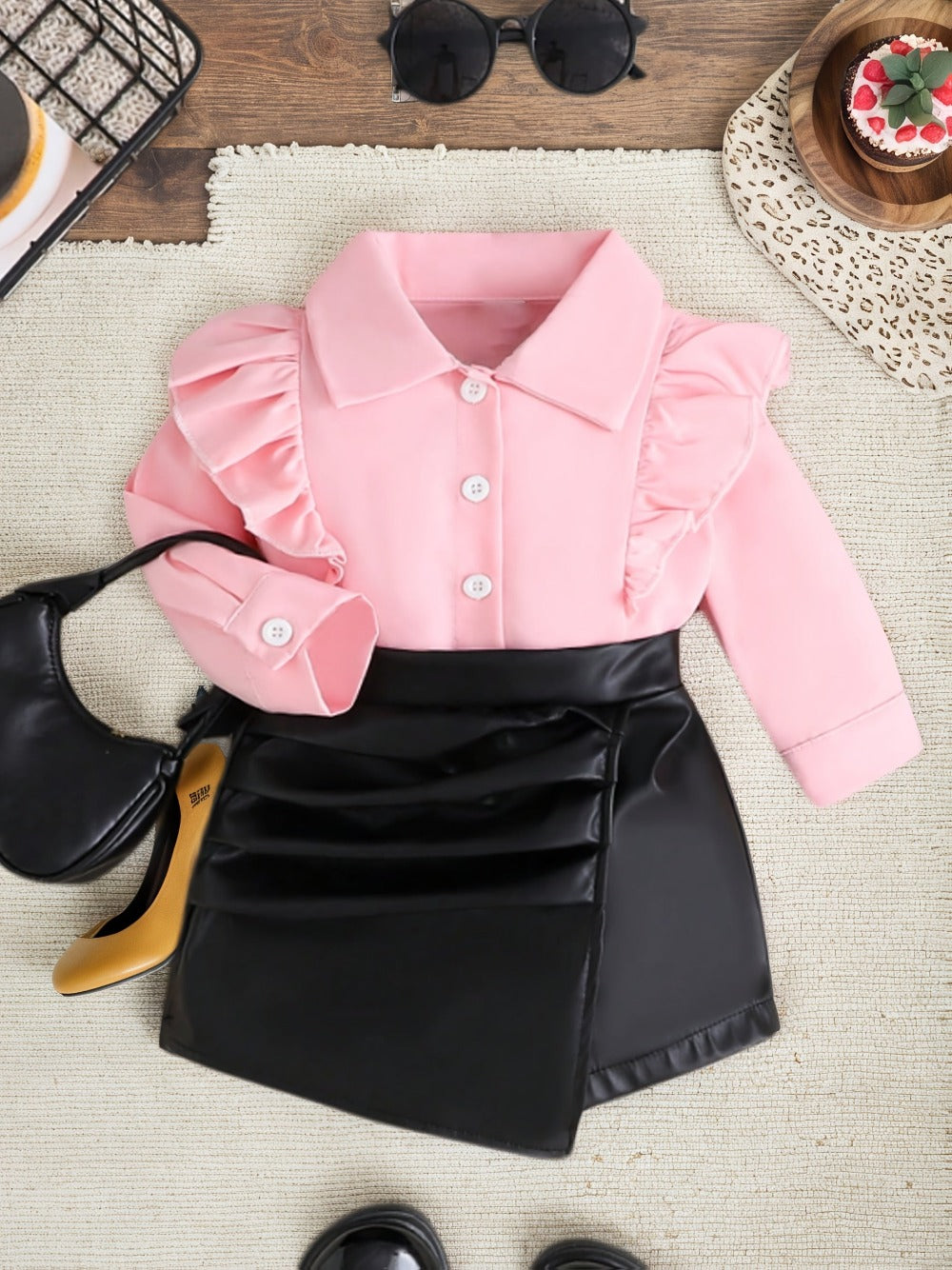 Baby Girl Casual Outfit Set - Summer