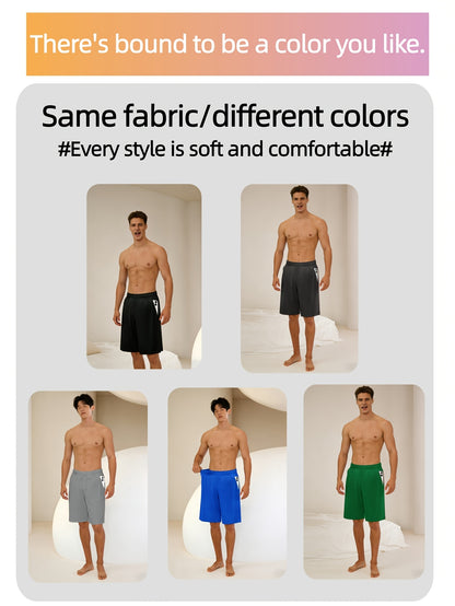 Men's Black/Grey/blue/green/dark gre Polyester Shorts - product view 5