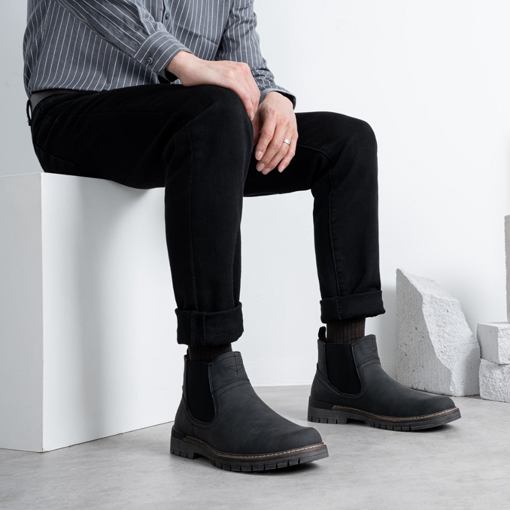 Men's Boots - Slip-On Ease