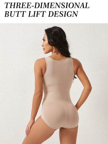 Bodysuit for Women with Firm Tummy Control - Features Include Seamless Butt Lifting, Snap Crotch, Body, And Postpartum Shapewear
