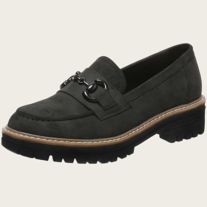 Comfortable Platform Penny Loafers for Women, Ideal for Work And Casual Wear., Women Shoes