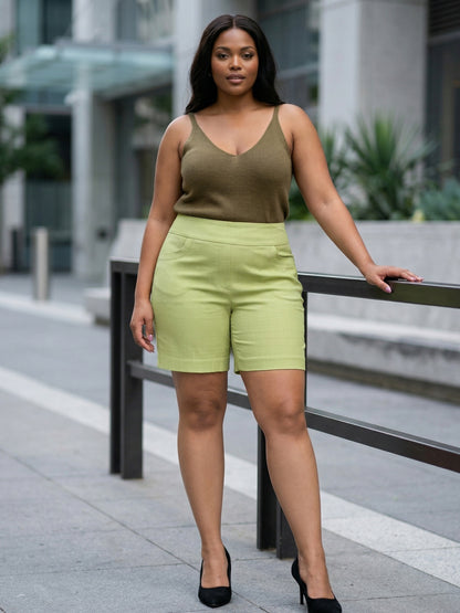 Plus Size - Plus Size - Women'S Plus Size High Waist Shorts