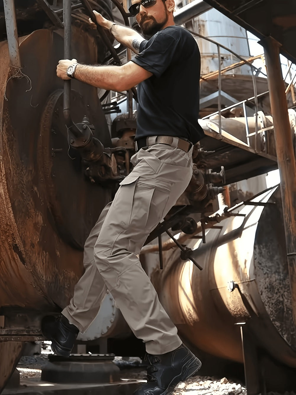 Men's Cargo Pants - Quick Dry With Pockets Weekend Style 426405