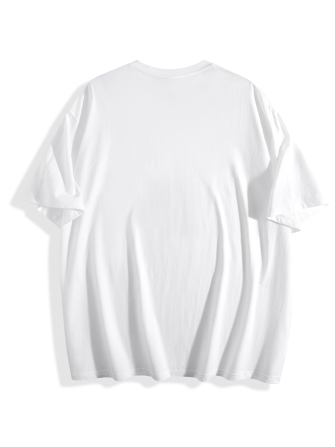 3pcs Solid Color Men's 100% Cotton Short-Sleeved T-Shirts | Stylish Breathable Soft Cotton Men's T-Shirt Tops