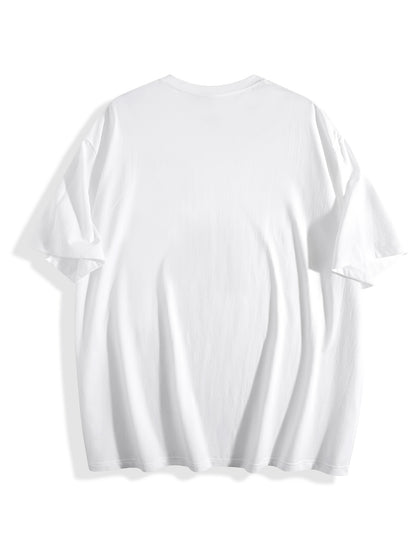 3pcs Solid Color Men's 100% Cotton Short-Sleeved T-Shirts | Stylish Breathable Soft Cotton Men's T-Shirt Tops