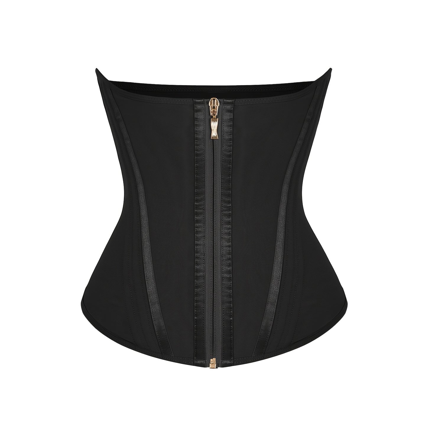 Women Adjust Hooks And Zipper Tummy Trimmer Control Waist Trainer Belt, High Compression Steel Boned Waist Belt