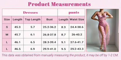 2pcs Women's Elegant Sheer Gauze Long Camisole Dress Set, with Ruffled Straps, Underwire and Thong - Ideal Choice for a Romantic Night