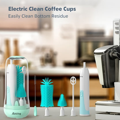 Electric Bottle Brush Set - USB Rechargeable Cleaning Kit