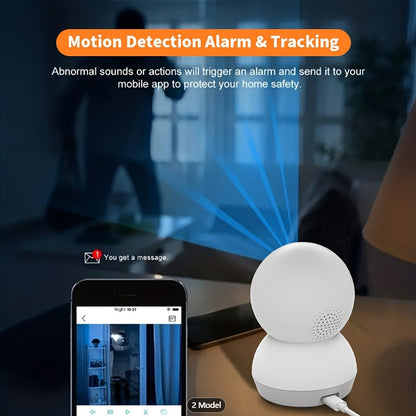Alaga 2K Monitor with Camera And Audio - Indoor Security Camera, AI Motion Detection, 2.4G/5G Wifi, Night Vision, 2-Way Talk, Cloud/Sd Storage