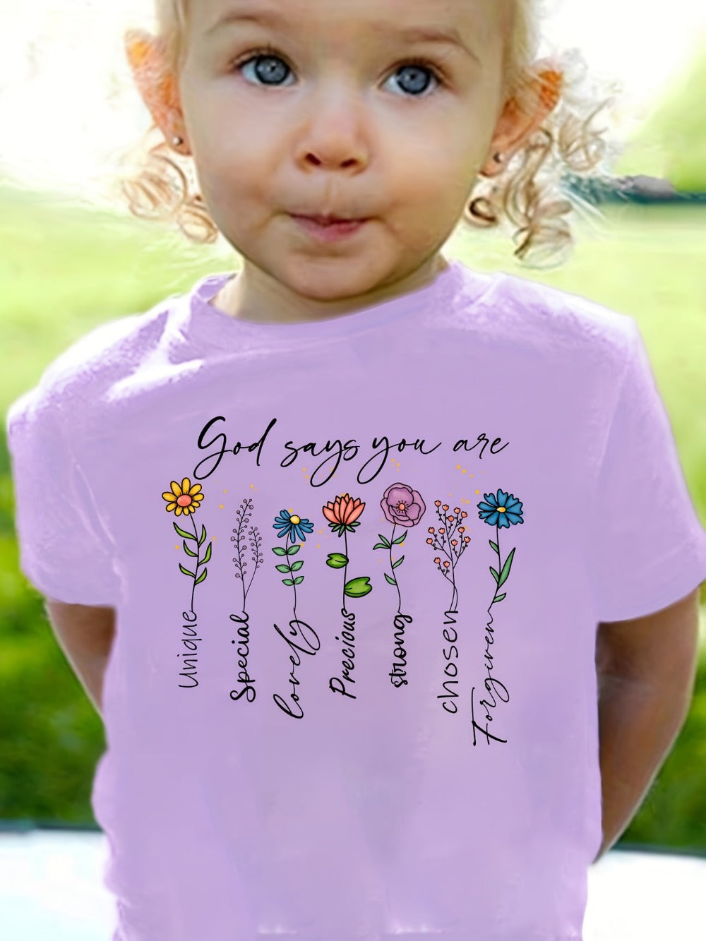 Kids' Floral T-Shirt - Everyday Style