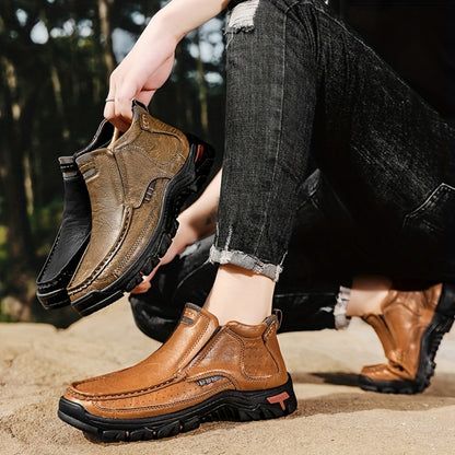 Men's Walking Shoes - Breathable Comfort & Cushioned Support