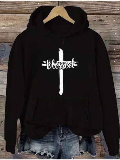 women's hoodie Sweater - Holiday Party Outfit - Soft Everyday Fall Tops - Machine Washable Casual Pullover sweatshirt