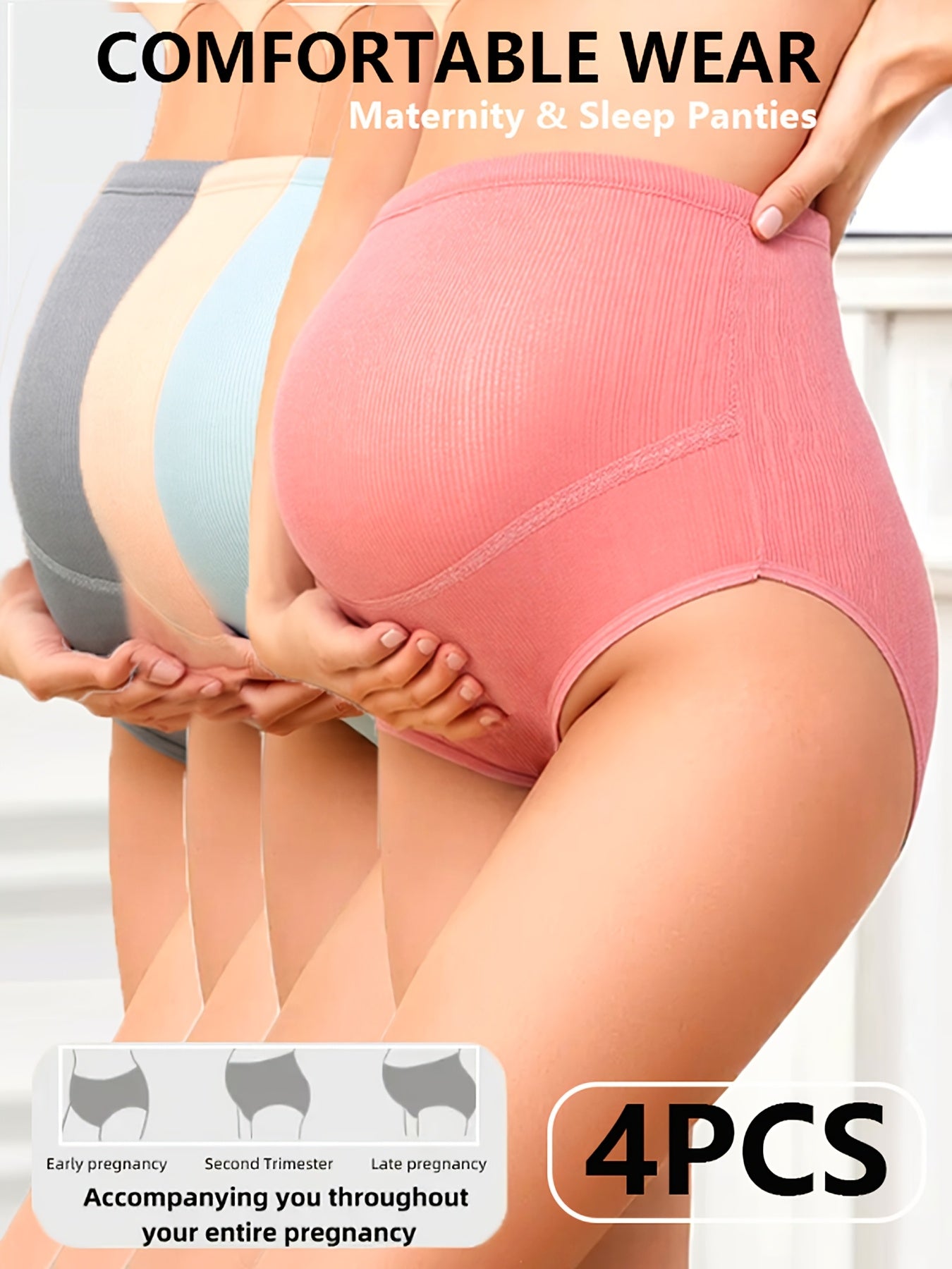4pcs Legant Maternity Underwear Set For Adults