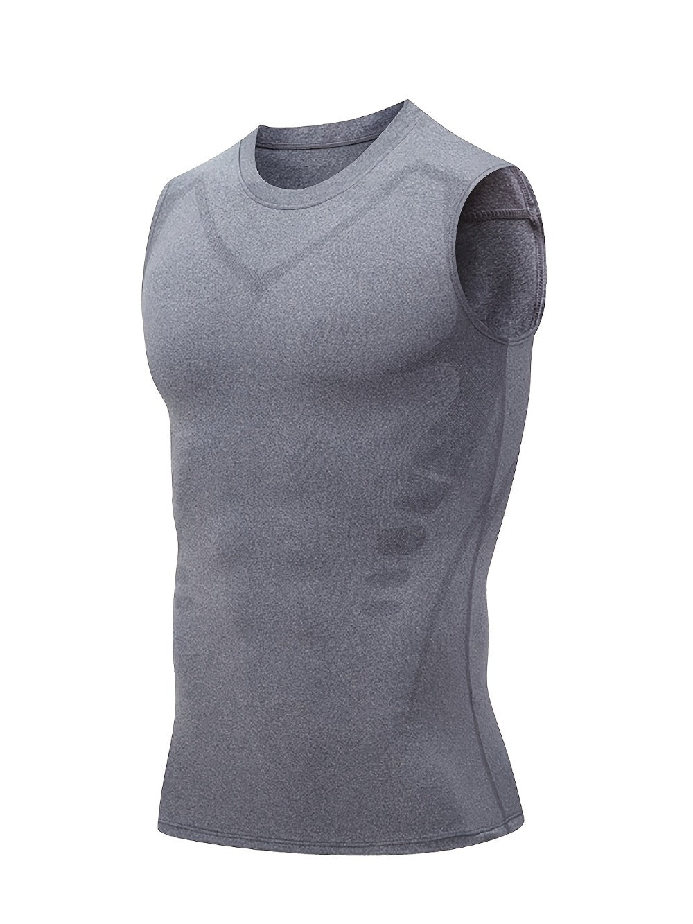 Men's 3-Pack Compression Tank Tops - Quick-Dry Sleeveless Base Layer