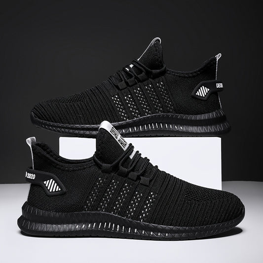 Men's Running Shoes, Breathable Mesh, Comfortable Odor-Resistant Casual Sneakers, for Spring & Fall