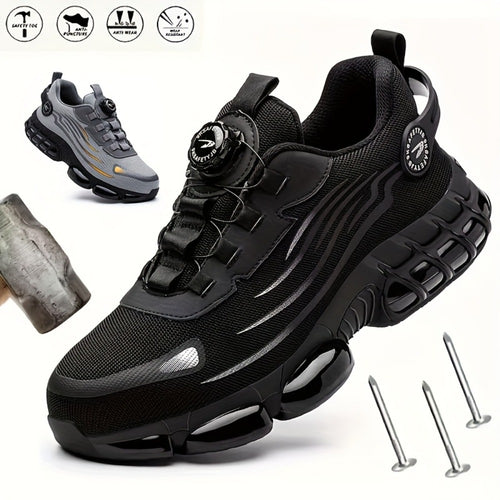 Men's Work & Safety Shoes - Breathable Mesh Non-Slip Sole for Outdoor & Travel 545765