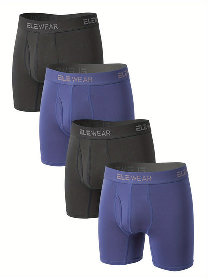4-Pack Men's Underwear Moisture Wicking Quick-drying Soft and Comfortable Boxer Brief