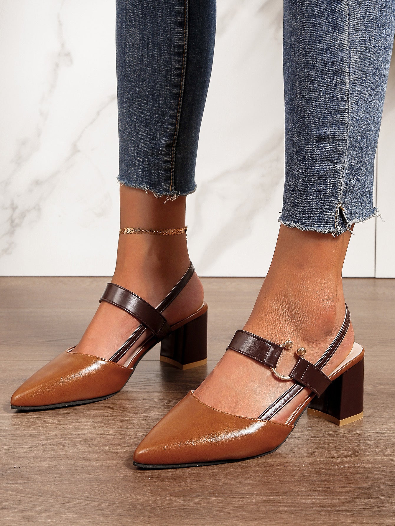 Women's Brown Dress - product view 16