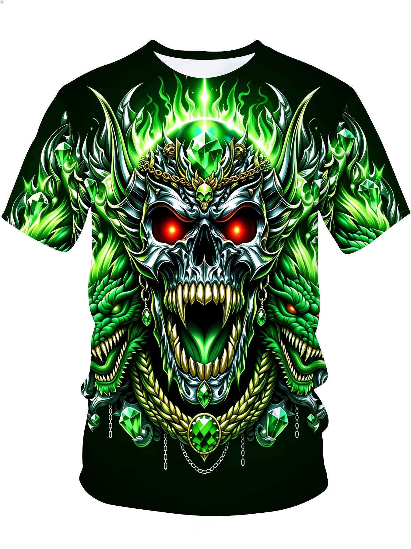Men's Multicolor Printed Graphic T-Shirt - product view 37