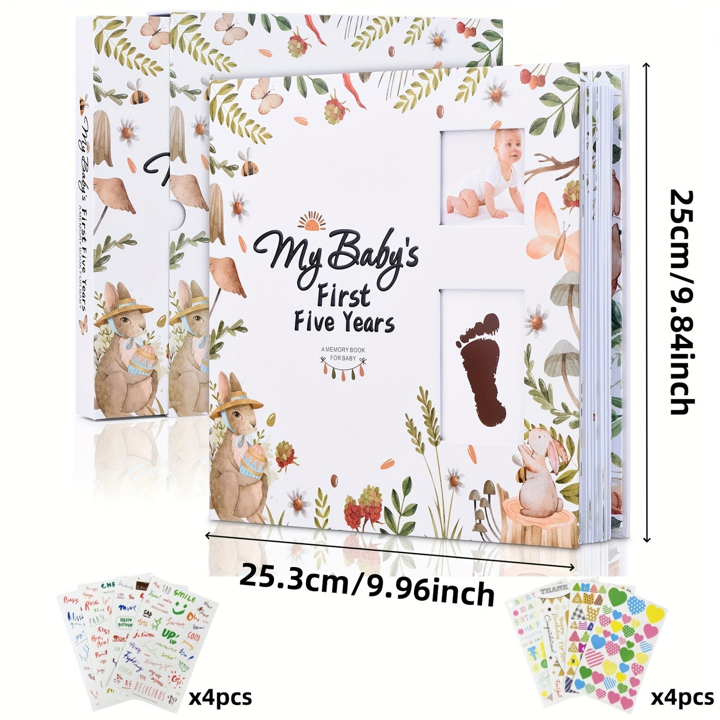 Baby Memory Book - Birth to Age Five Keepsake Journal