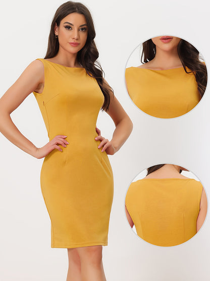 Women's Black Lace Sleeveless Dress - product view 29
