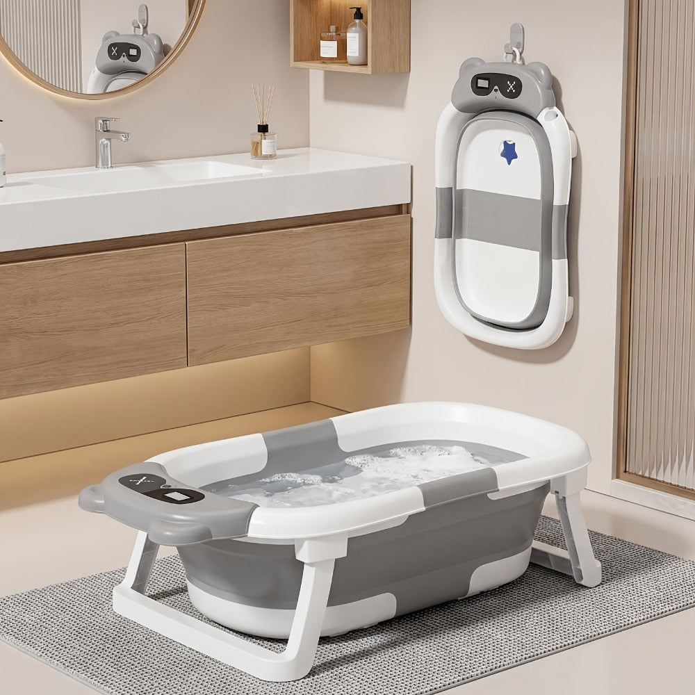 Baby Bathtub - Portable Foldable Non-Slip Travel