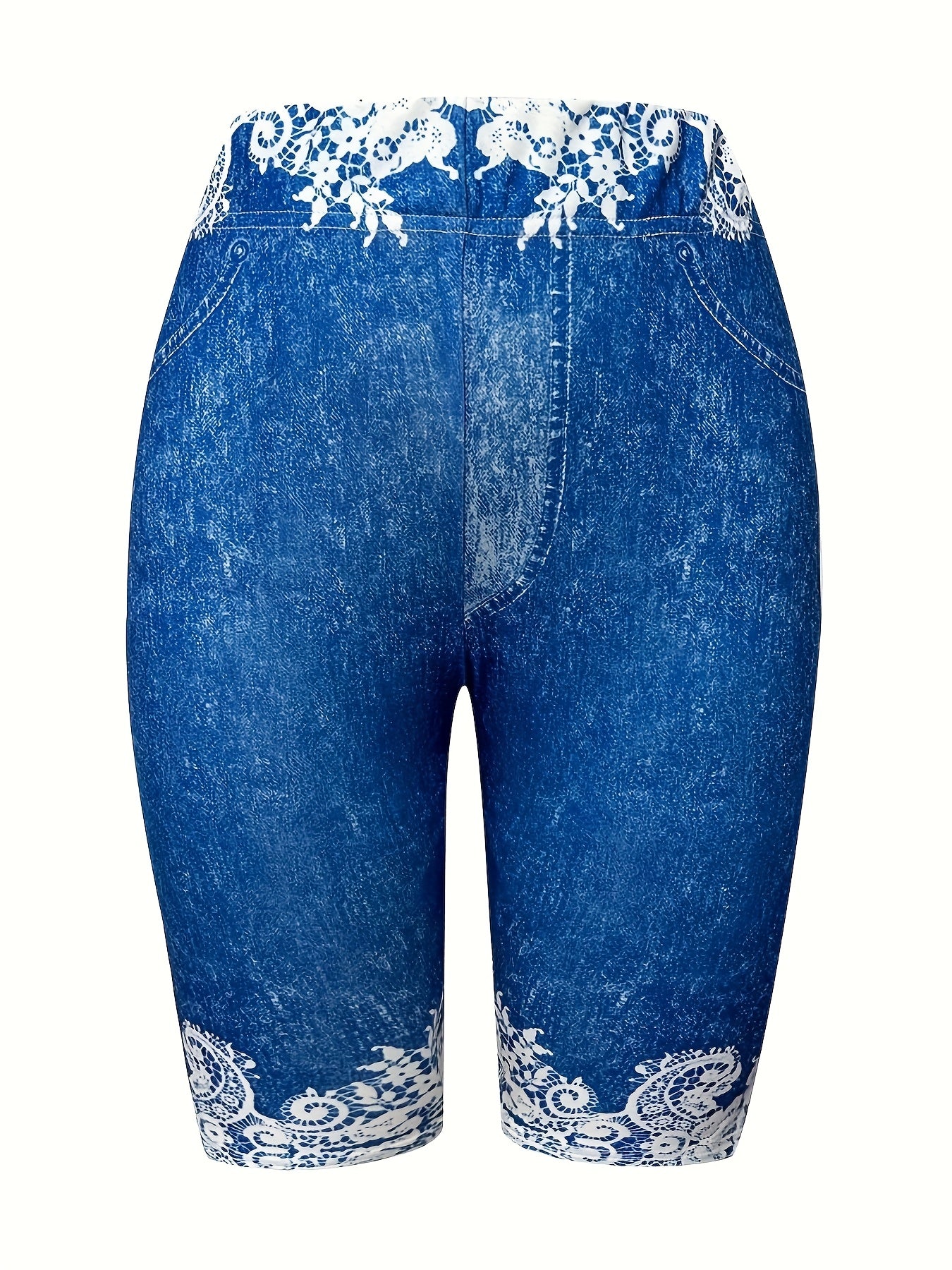 European And American Women's Pants Are Fashionable, Casual, Randomly Printed, Women's Leggings, Cropped Pants, Tight Fitting