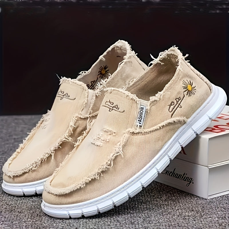 Men's Loafers & Flats - Breathable Mesh Lace-Up for Everyday Wear 161445