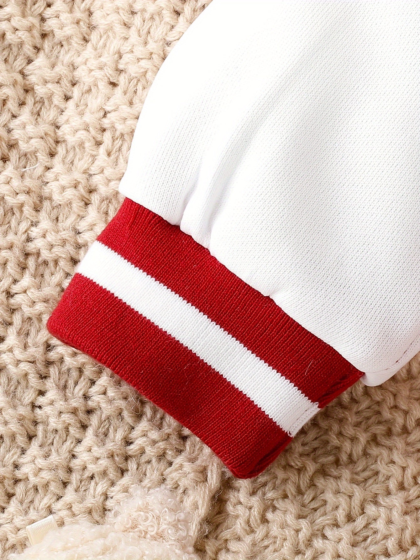 Girls' Style Spliced Baseball Jacket & College Style Skirt Two-Piece Set