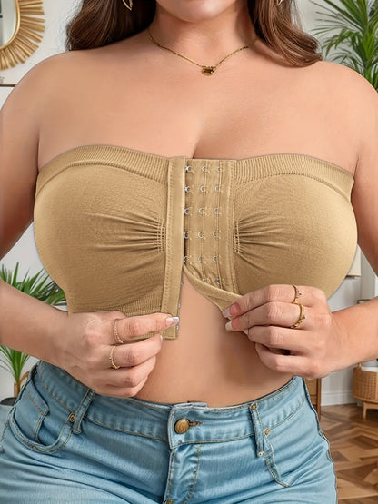 Women’s Plus Size 5-Pack Front Closure Bra - Easy Front Fastening
