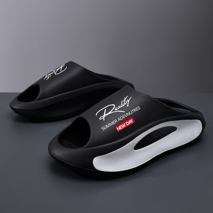 Men's Slides - Thick Sole & Open-Toe Comfort 473317