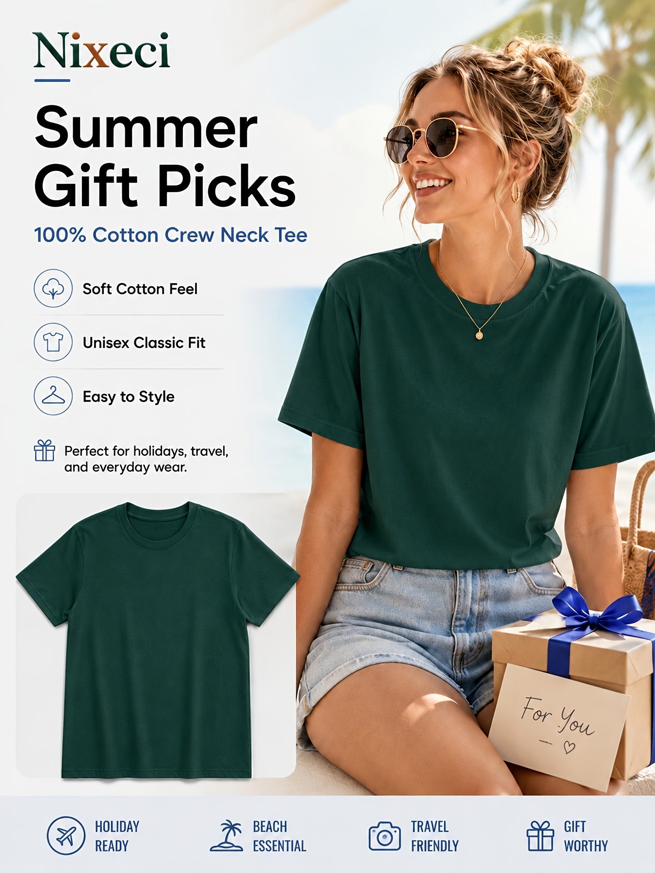 Women's Grey Short-Sleeve T-Shirt - product view 26