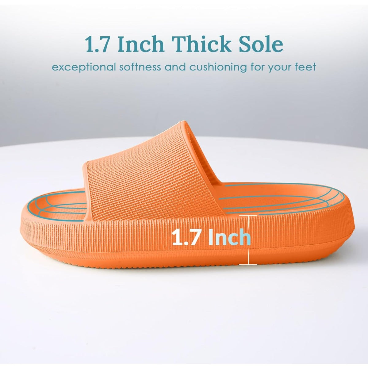 Men's and Women's Bathroom Indoor Slippers, Men's Quick-Dry Slippers, Arch Support Shower Shoes with Cushioned Soles