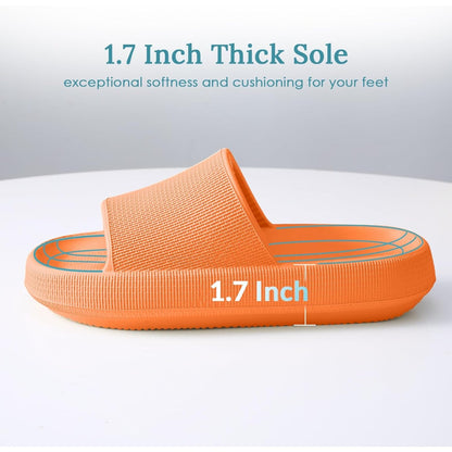 Men's and Women's Bathroom Indoor Slippers, Men's Quick-Dry Slippers, Arch Support Shower Shoes with Cushioned Soles