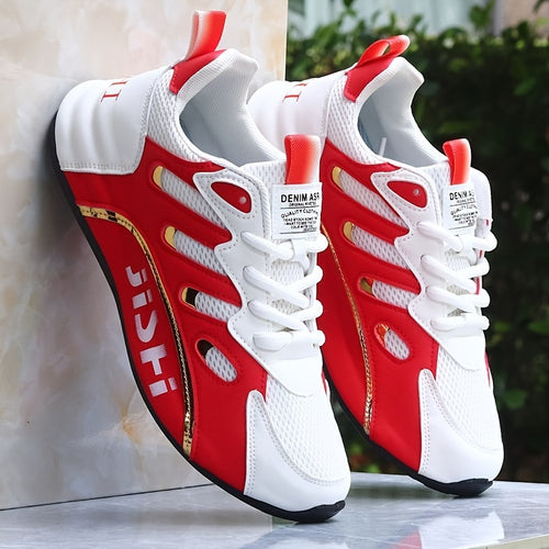 Sneakers, Men's Fashionable Mesh Breathable Casual Sports Shoes with Ultra Light And Soft Sole, Anti Slip And Comfortable Outdoor Running Shoes ZHENYUEZU